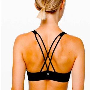 Free to Be Bra Lululemon Size 10 Deep Coal Camo